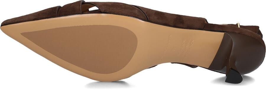 STEFANO LAURAN Slingbacks Dames St2639 Maat: 39 Materiaal: Suède Kleur: Bruin - Foto 5
