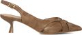 STEFANO LAURAN Slingbacks Dames St2639 Suède Taupe - Bruin