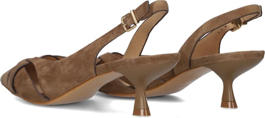 STEFANO LAURAN Slingbacks Dames St2639 Maat: 38 Materiaal: Suède Kleur: Taupe - Foto 3