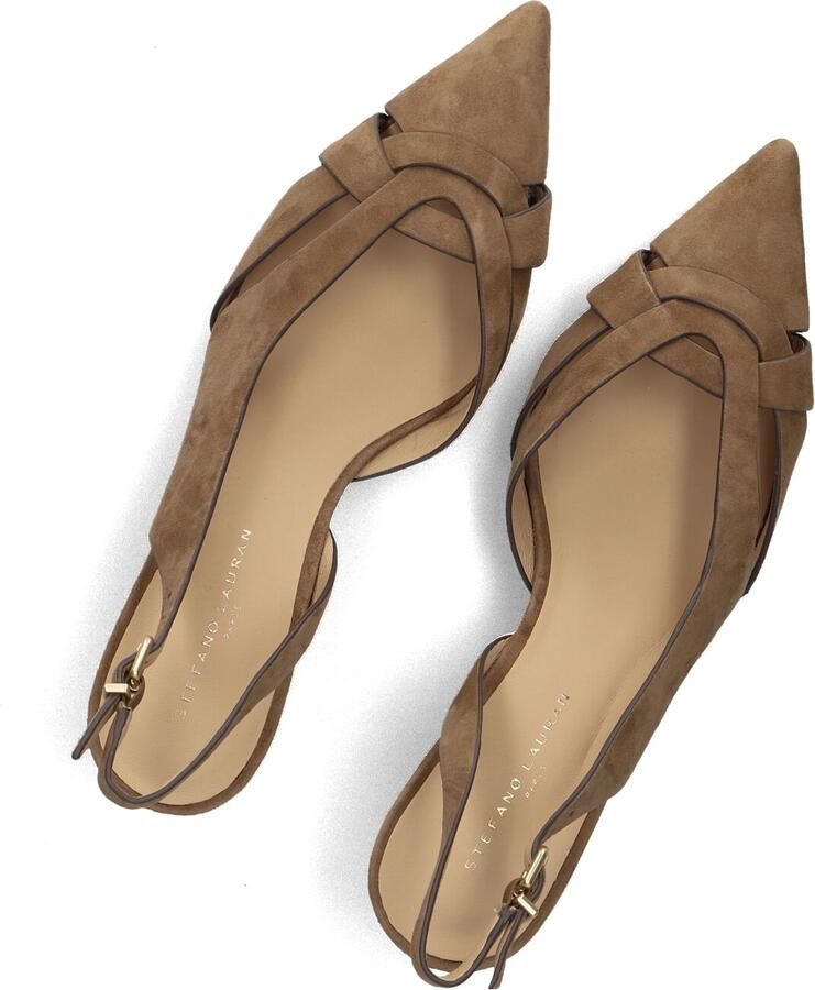 STEFANO LAURAN Slingbacks Dames St2639 Maat: 38 Materiaal: Suède Kleur: Taupe - Foto 2