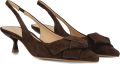 STEFANO LAURAN Slingbacks Dames St2642 Suède Bruin - Bruin
