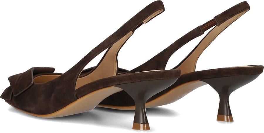 STEFANO LAURAN Slingbacks Dames St2642 Maat: 36 Materiaal: Suède Kleur: Bruin - Foto 3