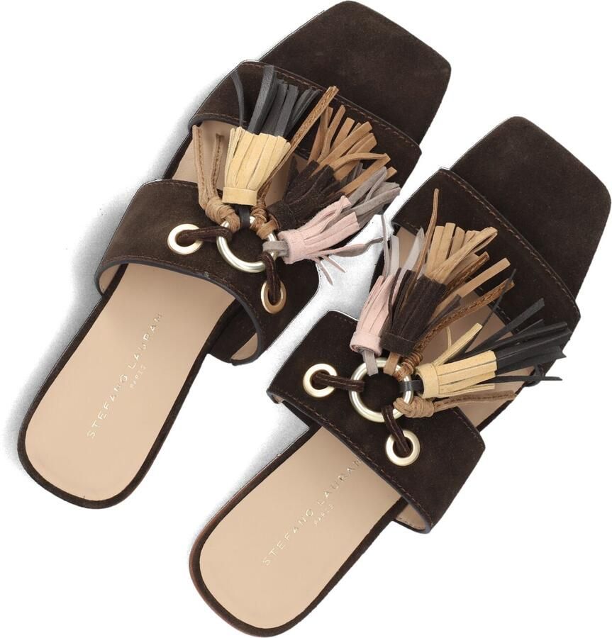 STEFANO LAURAN Slingbacks Dames St2650 Maat: 37 Materiaal: Suède Kleur: Bruin - Foto 2