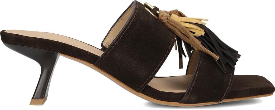 STEFANO LAURAN Slingbacks Dames St2651b Maat: 43 Materiaal: Suède Kleur: Bruin - Foto 3