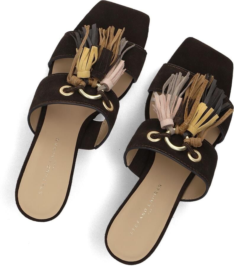 STEFANO LAURAN Slingbacks Dames St2651b Maat: 43 Materiaal: Suède Kleur: Bruin - Foto 2