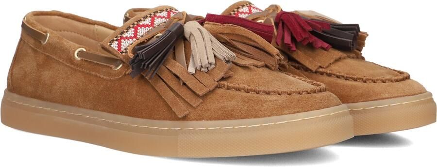 STEFANO LAURAN Instappers Dames St2582 Maat: 37 Materiaal: Suède Kleur: Camel