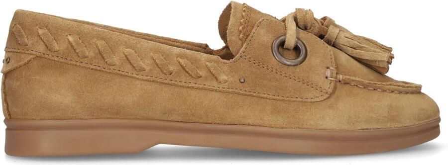 STEFANO LAURAN Instappers Dames Zalama-30 Maat: 42 Materiaal: Suède Kleur: Camel - Foto 3