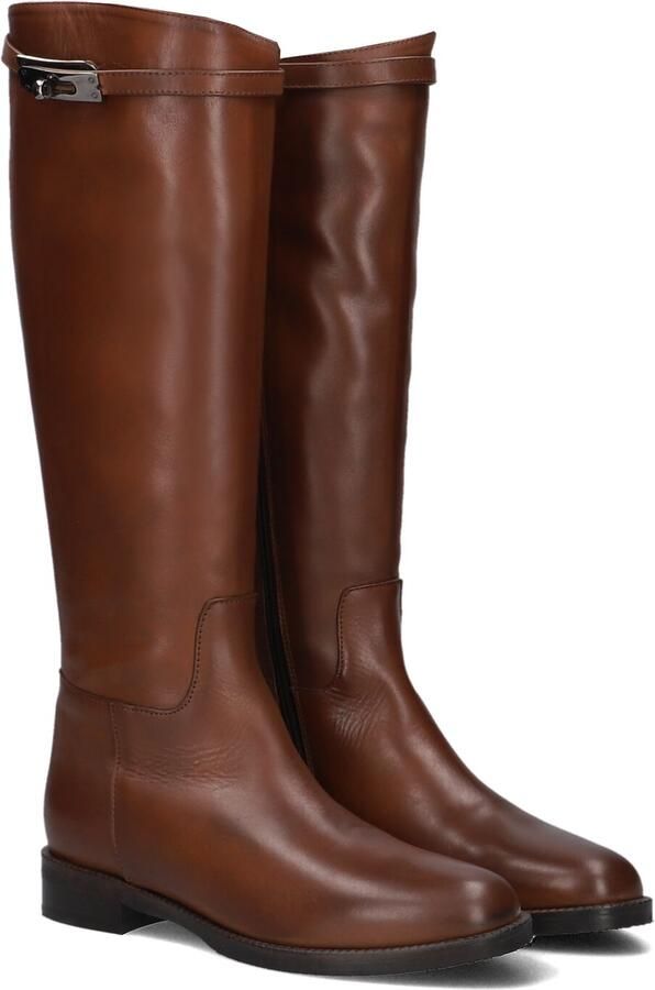 STEFANO LAURAN Laarzen Dames 2048 Maat: 43 Materiaal: Leer Kleur: Cognac