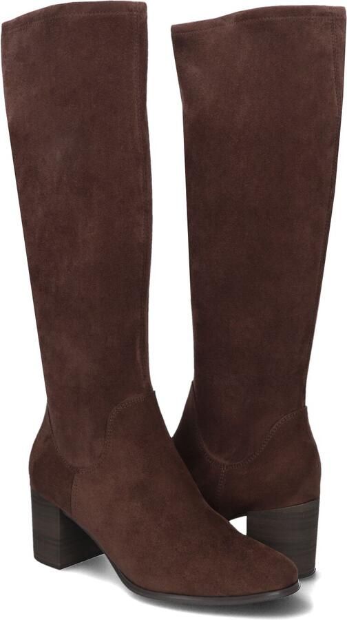 STEFANO LAURAN Hoge Laarzen Dames 25503 Suède Bruin - Foto 4