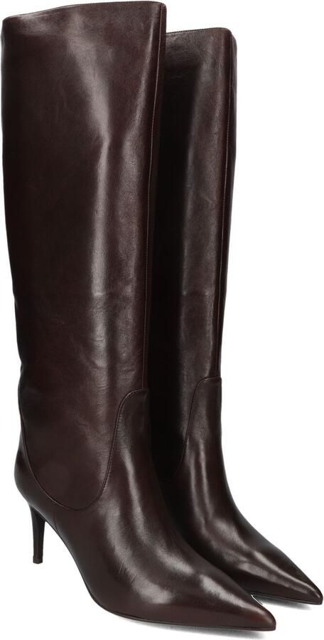 STEFANO LAURAN Hoge Laarzen Dames St8185 39 5 Leer Bruin