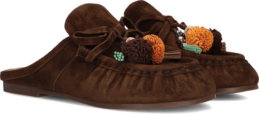 STEFANO LAURAN Loafers Dames 2901 Maat: 42 Materiaal: Suède Kleur: Bruin