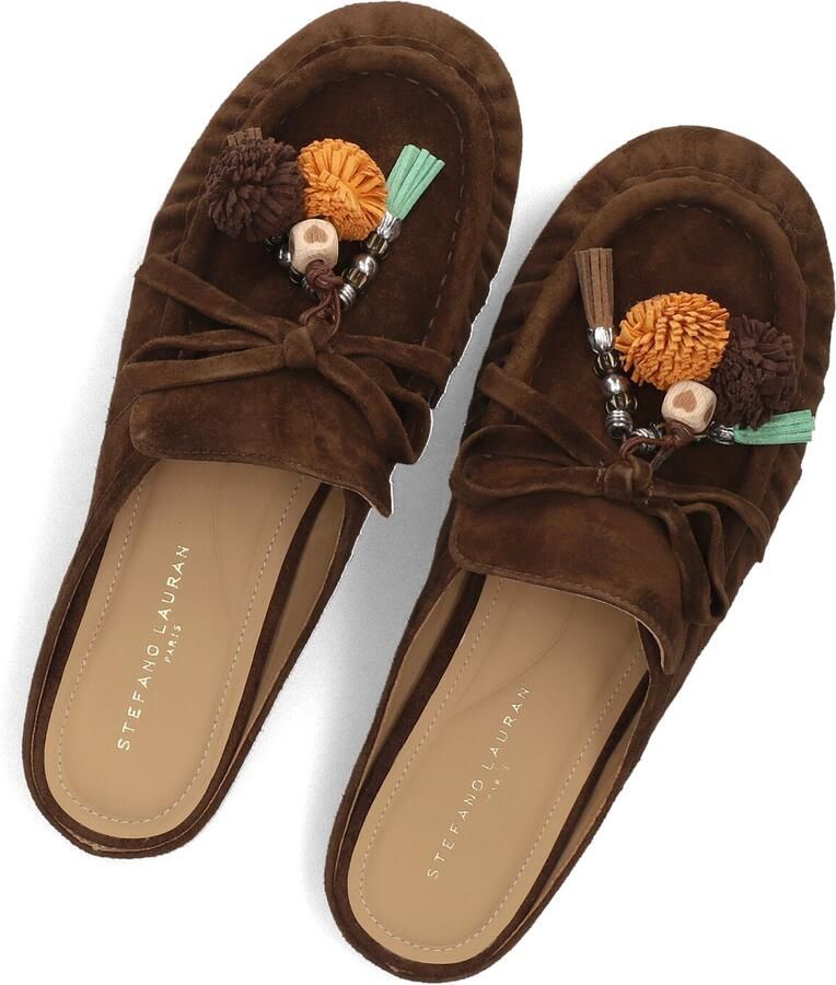 STEFANO LAURAN Loafers Dames 2901 Maat: 42 Materiaal: Suède Kleur: Bruin - Foto 2