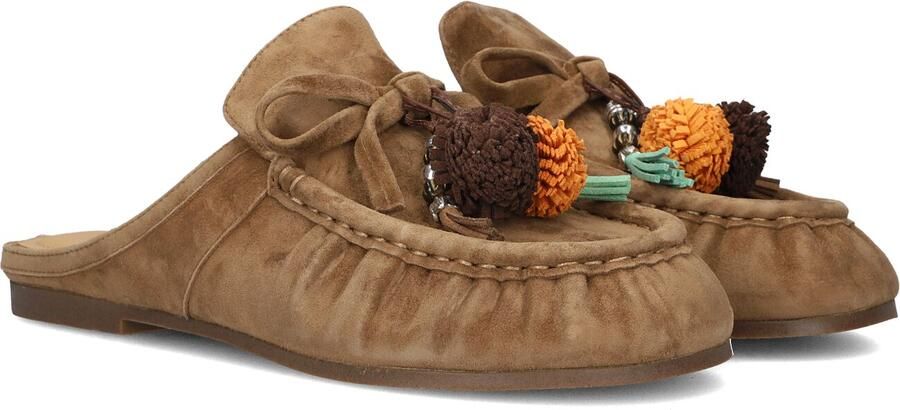 STEFANO LAURAN Loafers Dames 2901 Maat: 41 Materiaal: Suède Kleur: Camel