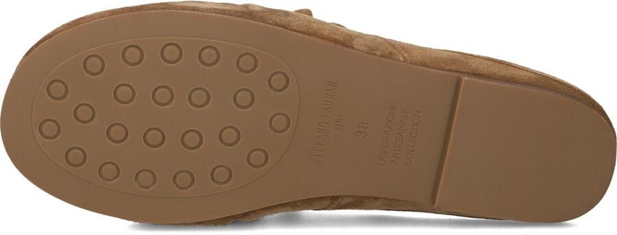 STEFANO LAURAN Loafers Dames 2901 Maat: 41 Materiaal: Suède Kleur: Camel - Foto 5