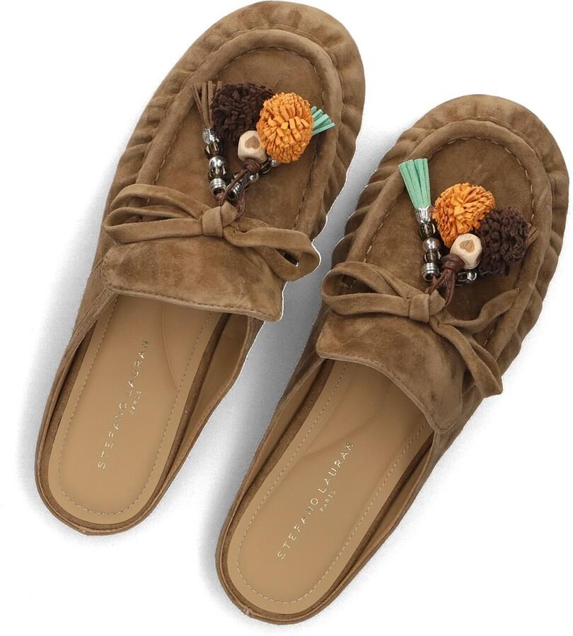 STEFANO LAURAN Loafers Dames 2901 Maat: 41 Materiaal: Suède Kleur: Camel - Foto 2