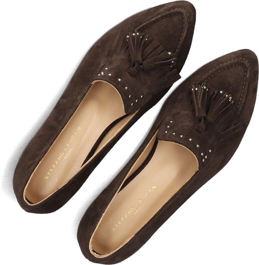 STEFANO LAURAN Loafers Dames 4660 Maat: 37 Materiaal: Suède Kleur: Bruin - Foto 2
