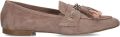 STEFANO LAURAN Loafers Dames Atena Suède Taupe - Bruin