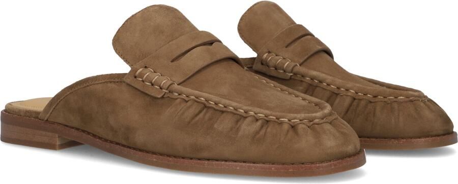 STEFANO LAURAN Loafers Dames Dk2806 Maat: 42 Materiaal: Suède Kleur: Camel