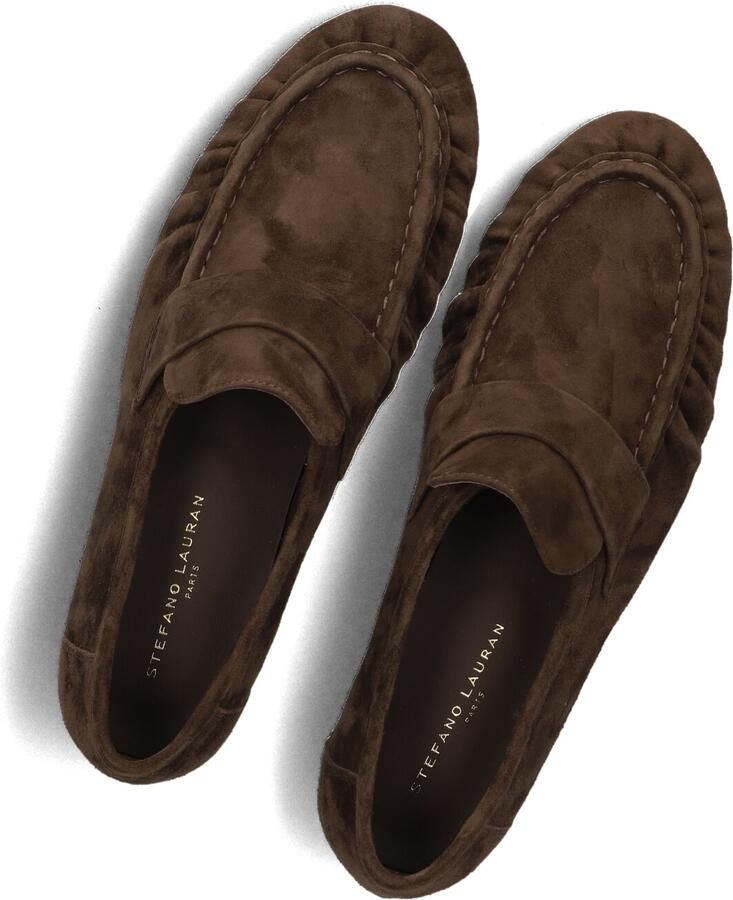 STEFANO LAURAN Loafers Dames E8171 Suède Bruin - Foto 2