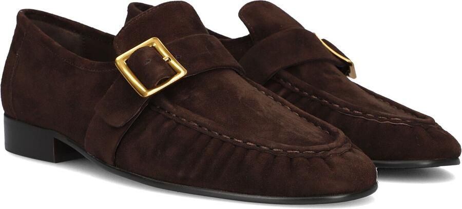 STEFANO LAURAN Loafers Dames E8172 Suède Bruin