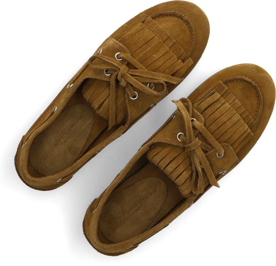 STEFANO LAURAN Loafers Dames Gm02 Maat: 39 Materiaal: Suède Kleur: Camel - Foto 2
