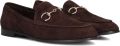 STEFANO LAURAN Loafers Dames Gr8020 Suède Bruin - Donkerbruin