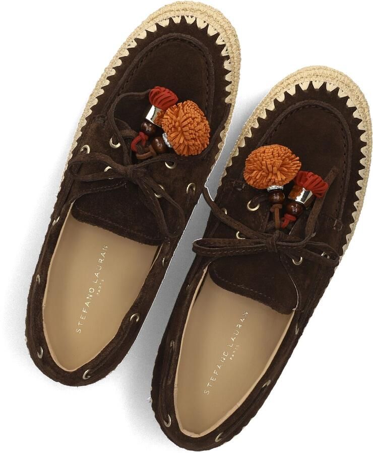 STEFANO LAURAN Loafers Dames St2066 Maat: 41 Materiaal: Suède Kleur: Bruin - Foto 2