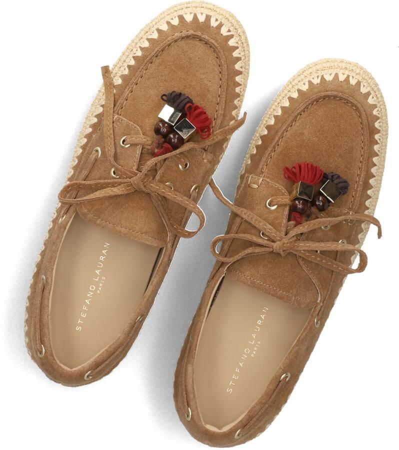 STEFANO LAURAN Loafers Dames St2066 Maat: 41 Materiaal: Suède Kleur: Camel - Foto 2