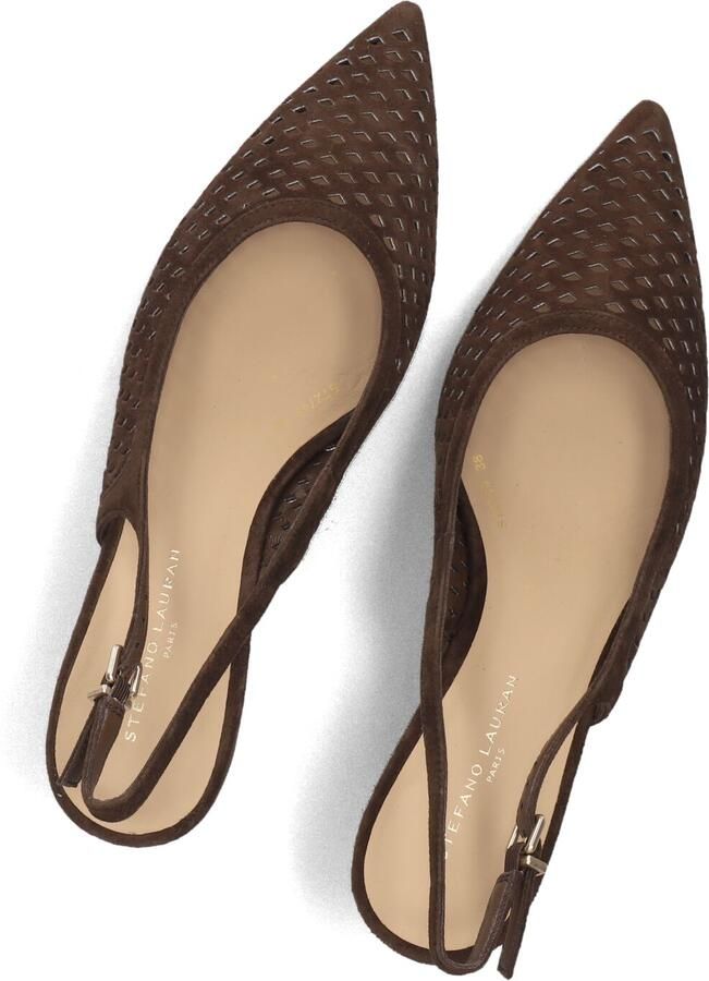 STEFANO LAURAN Loafers Dames St2749 Maat: 41 Materiaal: Suède Kleur: Bruin - Foto 2