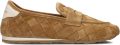 STEFANO LAURAN Loafers Dames Y24016 Suède Camel - Bruin