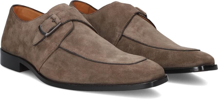 STEFANO LAURAN Nette Schoenen Heren Art-4005 Suède Taupe