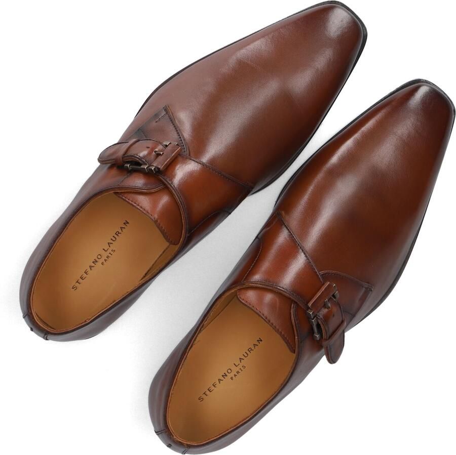 STEFANO LAURAN Nette Schoenen Heren Art-4006 Leer Cognac - Foto 2