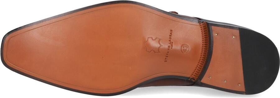 STEFANO LAURAN Nette Schoenen Heren Art-4006 Leer Cognac - Foto 5