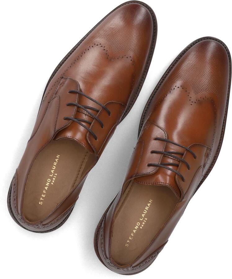 Stefano Lauran Msh0010098 Nette schoenen Veterschoenen Heren Cognac - Foto 2