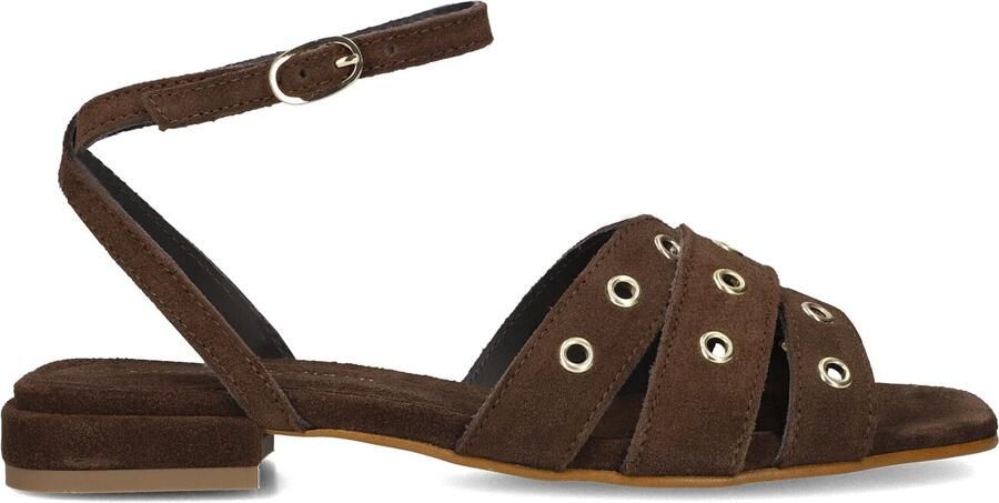 STEFANO LAURAN Sandalen met Hak Dames 25014 Maat: 38 Materiaal: Suède Kleur: Bruin - Foto 3