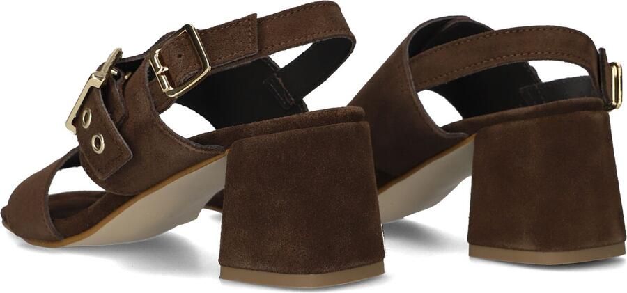 STEFANO LAURAN Sandalen met Hak Dames 25038 Maat: 37 Materiaal: Suède Kleur: Bruin - Foto 4