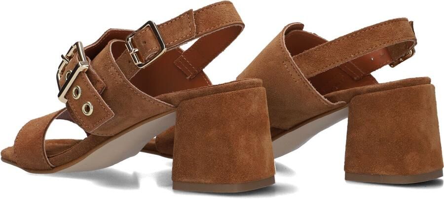 STEFANO LAURAN Sandalen met Hak Dames 25038 Maat: 37 Materiaal: Suède Kleur: Bruin - Foto 4