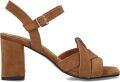 STEFANO LAURAN Sandalen met Hak Dames 25149 Suède Camel - Camel