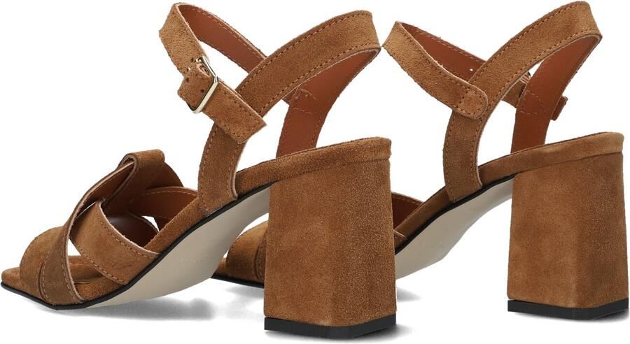 STEFANO LAURAN Sandalen met Hak Dames 25149 Maat: 40 Materiaal: Suède Kleur: Camel - Foto 4