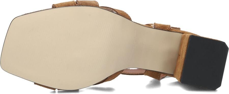 STEFANO LAURAN Sandalen met Hak Dames 25149 Maat: 40 Materiaal: Suède Kleur: Camel - Foto 5