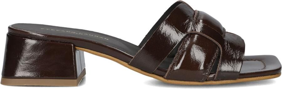 STEFANO LAURAN Slippers Dames 24050 H Maat: 42 Materiaal: Lakleer Kleur: Bruin - Foto 5