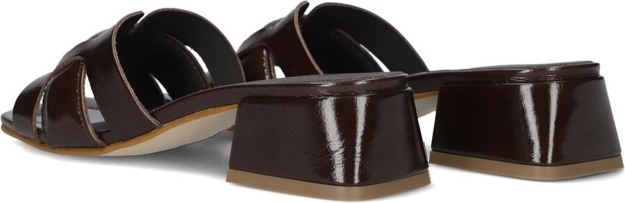 STEFANO LAURAN Slippers Dames 24050 H Maat: 42 Materiaal: Lakleer Kleur: Bruin - Foto 4