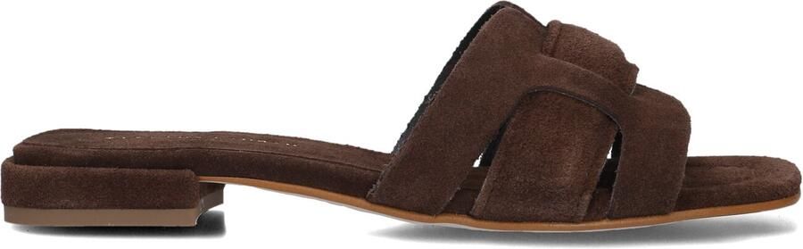 STEFANO LAURAN Slippers Dames 24050 Maat: 43 Materiaal: Suède Kleur: Bruin - Foto 4