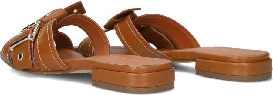 STEFANO LAURAN Slippers Dames 25037 Maat: 43 Materiaal: Leer Kleur: Camel - Foto 4