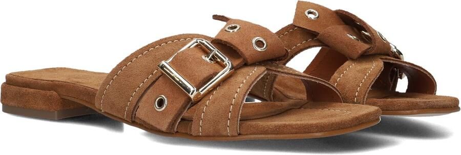 STEFANO LAURAN Slippers Dames 25037 Maat: 36 Materiaal: Suède Kleur: Bruin