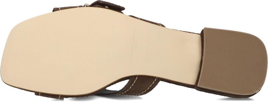 STEFANO LAURAN Slippers Dames 25037 Maat: 36 Materiaal: Suède Kleur: Bruin - Foto 3