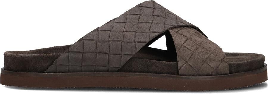 STEFANO LAURAN Slippers Heren 26001 Maat: 43 Materiaal: Suède Kleur: Taupe - Foto 3