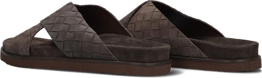 STEFANO LAURAN Slippers Heren 26001 Maat: 43 Materiaal: Suède Kleur: Taupe - Foto 4