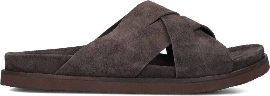 STEFANO LAURAN Slippers Heren 26004 Maat: 42 Materiaal: Suède Kleur: Bruin - Foto 4