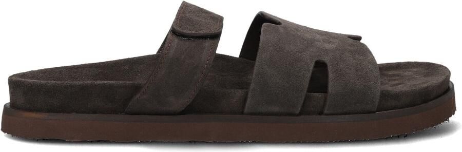 STEFANO LAURAN Badslippers Heren 26004 Maat: 45 Materiaal: Suède Kleur: Bruin - Foto 4